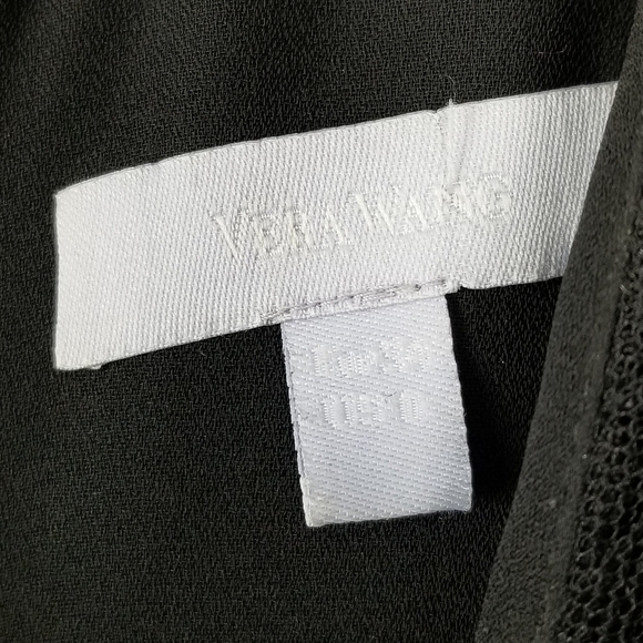 Vera Wang Black Evening Gown Size 0 Sleeveless Whimsigoth Fairy Glamorous Fitted - Picture 5 of 16